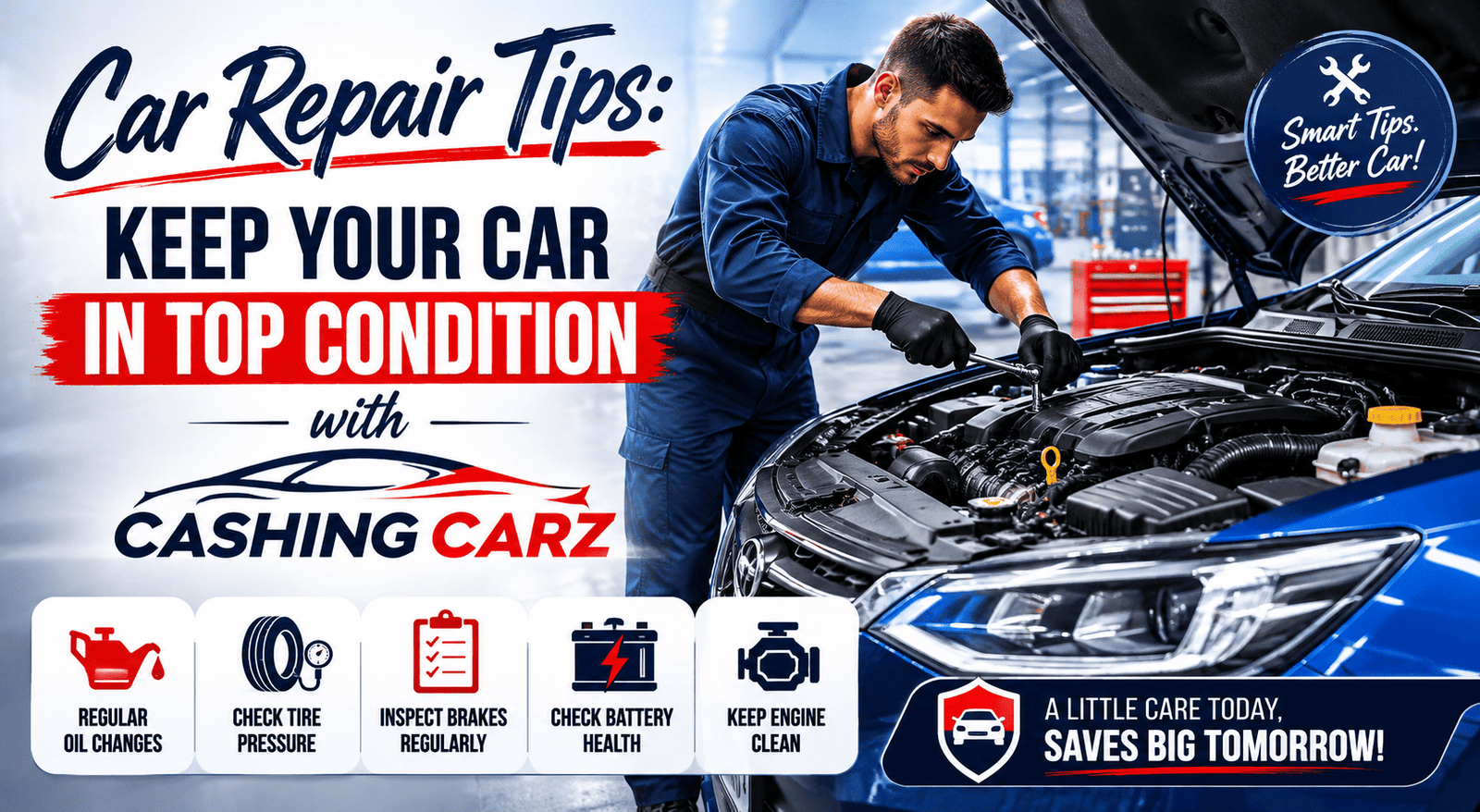 Car Repair Tips: Keep Your Car in Top Condition with Cashing Carz