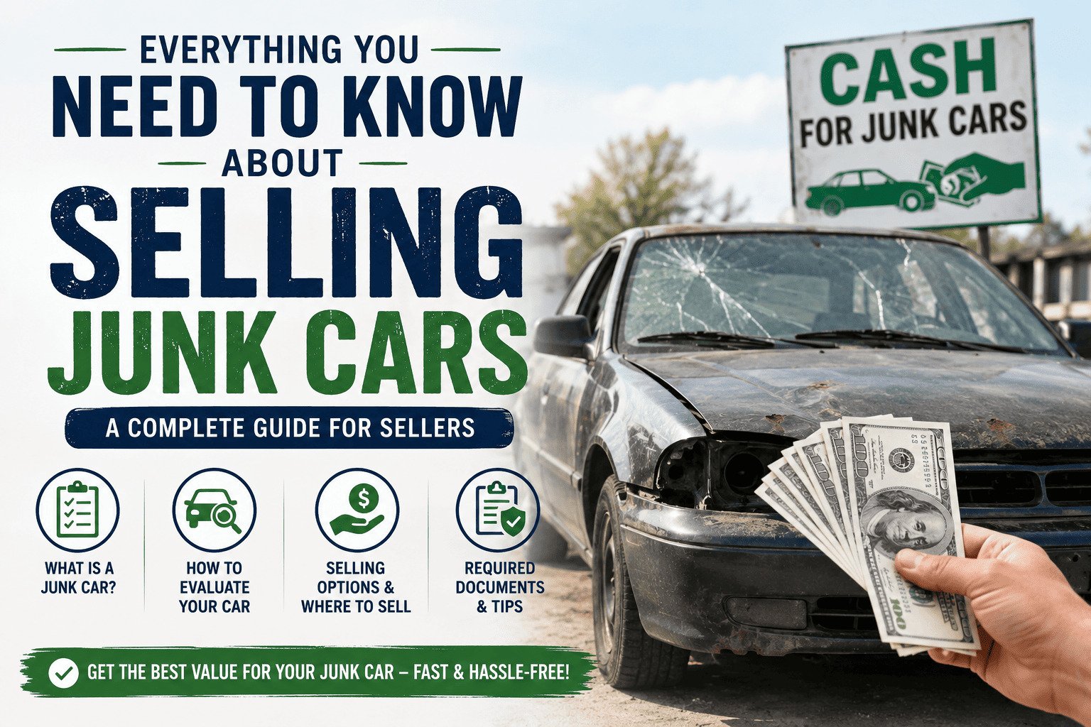 Everything You Need to Know About Selling Junk Cars – A Complete Guide for Sellers